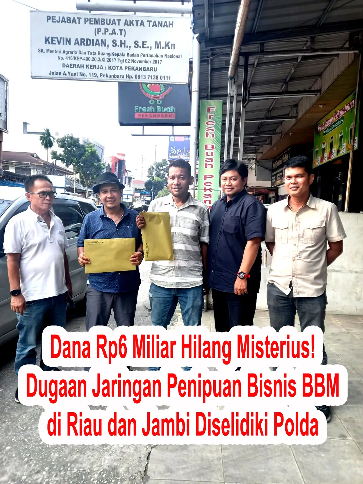 Terbongkar! Dugaan Permainan PO Fiktif Bisnis BBM di Riau–Jambi, Investor Ambon Merugi Hingga Rp6 Miliar